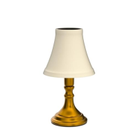 ACMHNC Stolní lampa bez kabelu, LED dobíjecí stolní lampa Vintage styl, USB dobíjecí stolní lampa Zlatá dotyková stmívatelná, lá